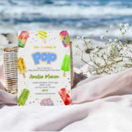 Sweet Baby on the Way | Ice Cream Pop Baby Shower Kaart