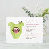 Sweet Baby Outfit Baby shower Kaart (Staand voorkant)