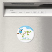 Sweet Baby Owl Boy Dank je Magnet (Insitu (Vaatwasser))