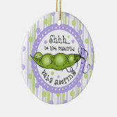 Sweet Baby Pea door Nursery Hanger Ornament (Rechts)