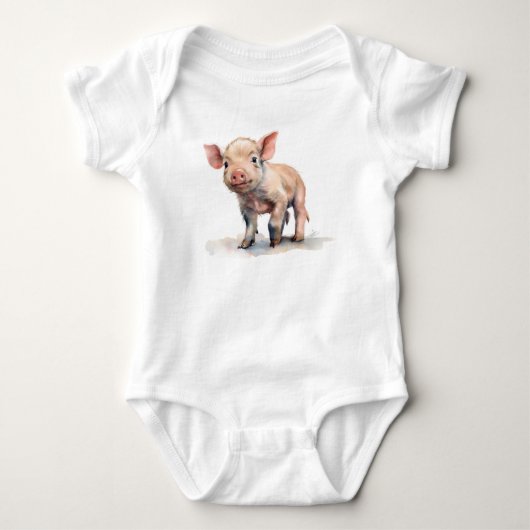 Sweet Baby Piggly Wiggly PIglet Romper (Voorkant)