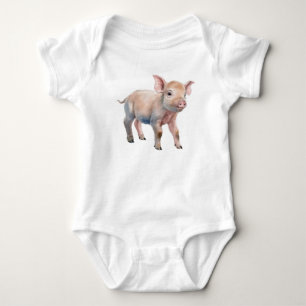 Sweet Baby Piglet Romper