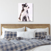 Sweet Baby Puppy Canvas Afdruk (Insitu (Slaapkamer))