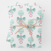 Sweet Baby Rattle Gift Wrap