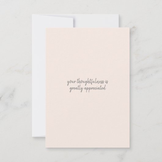 Sweet Baby Shark Bedankkaart (Achterkant)