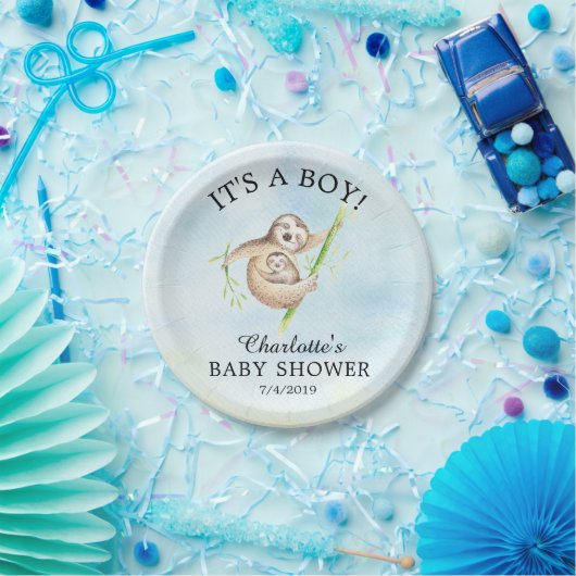 Sweet Baby shower 7-inch Bord (Feest)