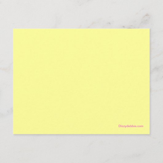 Sweet Baby shower Advice Kaarten (Achterkant)