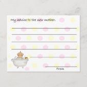 Sweet Baby shower Advice Kaarten (Voorkant)