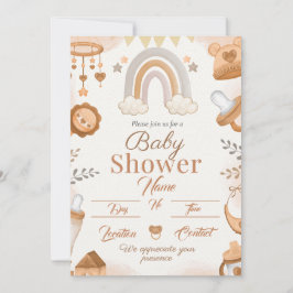 Sweet Baby shower Invitation Kaart