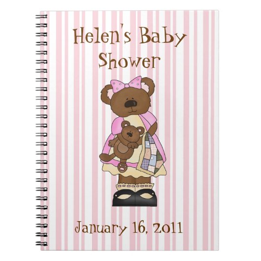 Sweet Baby shower notebook Notitieboek (Voorkant)