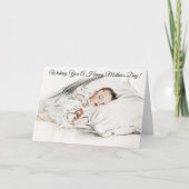 Sweet  Baby Sleeping Kaart (Voorkant)