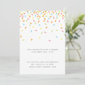 Sweet Baby Sprinkle nodigt uit Kaart (Staand voorkant)