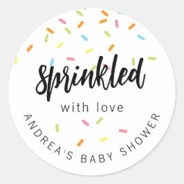 Sweet Baby Sprinkle Ronde Sticker
