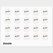 Sweet Baby Sprinkle Ronde Sticker (Vel)