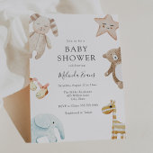 Sweet Baby Toys Shower Invitation Kaart