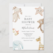Sweet Baby Toys Shower Invitation Kaart (Voorkant)