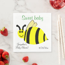 Sweet Baby Yellow Bumble Bee Baby shower