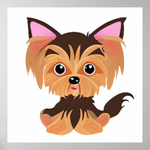 Sweet Baby Yorkie Poster