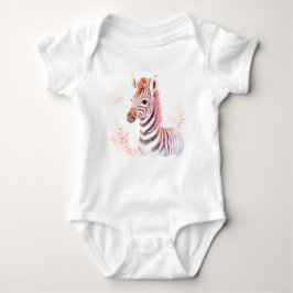 Sweet Baby Zebra Head, Safaridieren, Dierentuindie Romper