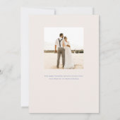 Sweet Baby's Breath bruiloft Kaart (Achterkant)