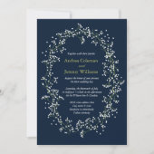 Sweet Baby's Breath Wedding Invite Kaart (Voorkant)