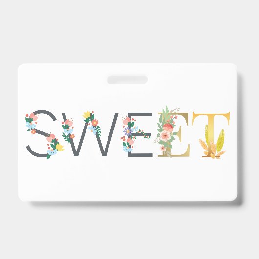 Sweet Badge (Voorkant)