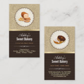 Sweet Bakery Boutique - Breads Donut Toast Dessert Visitekaartje (Voorkant / Achterkant)