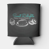 Sweet Bakery Branding Chalkboard Blikjeskoeler (Voorkant)