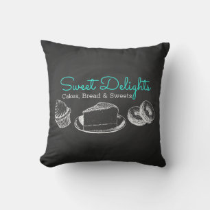 Sweet Bakery Chalkboard Business Kussen