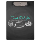 Sweet Bakery Chalkboard Professional Klembord (Voorkant)