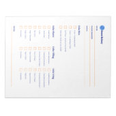 Sweet Bakery Checklist: uw ultieme taartbestelling Notitieblok (Voorkant)