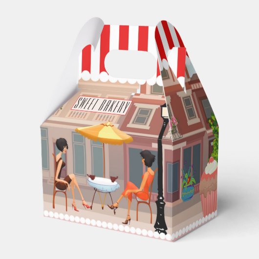 Sweet Bakery Cute Favor Box Bedankdoosjes (Voorkant Zijde)