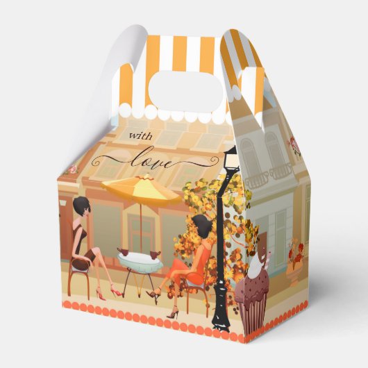 Sweet Bakery Cute Favor Box Bedankdoosjes (Achterkant)