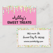 Sweet Bakery Dessert Pastry Chef Cakes Cupcake Visitekaartje (Voorkant / Achterkant)