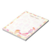 Sweet Bakery en Drinken Geel Notitieblok (Linkerzijde)