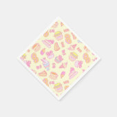 Sweet Bakery en Drinken Geel Servet (Hoek)