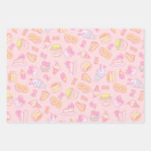 Sweet Bakery en Drinken Peach Inpakpapier Vel (Voorkant 3)