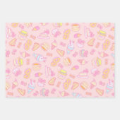 Sweet Bakery en Drinken Peach Inpakpapier Vel (Voorkant 2)