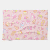 Sweet Bakery en Drinken Peach Theedoek (Horizontaal)