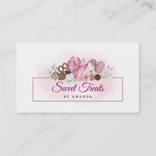 Sweet Bakery QR-Code Visitekaartje (Voorkant)