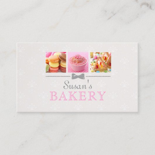 Sweet Bakery Schattige Cupcake Visitekaartje (Voorkant)