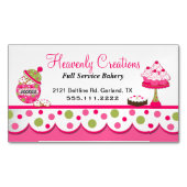 Sweet Bakery Shop Business Magnet Magnetisch Visitekaartje (Voorkant)