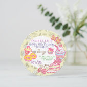 Sweet Bakkerij en Drinken Feestdagenkaart (Staand voorkant)