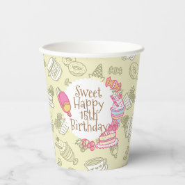 Sweet Bakkerij en Drinken Groen Papieren Bekers