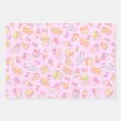 Sweet Bakkerij en Drinken Roze Inpakpapier Vel (Voorkant 3)
