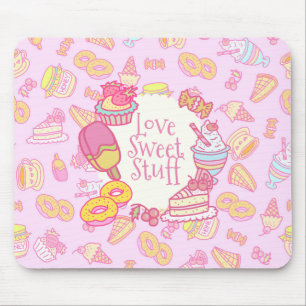 Sweet Bakkerij en Drinken Roze Muismat