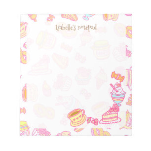 Sweet Bakkerij en Drinken Wit Notitieblok