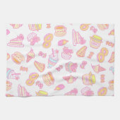 Sweet Bakkerij en Drinken Wit Theedoek (Horizontaal)