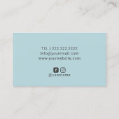 Sweet Bakkerij Roos Gouden Whisk Mint Pastry Chef Visitekaartje (Achterkant)