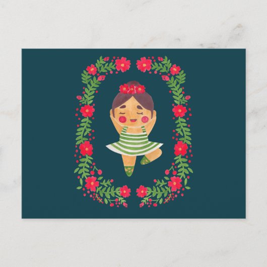 Sweet Ballerina Briefkaart (Voorkant)